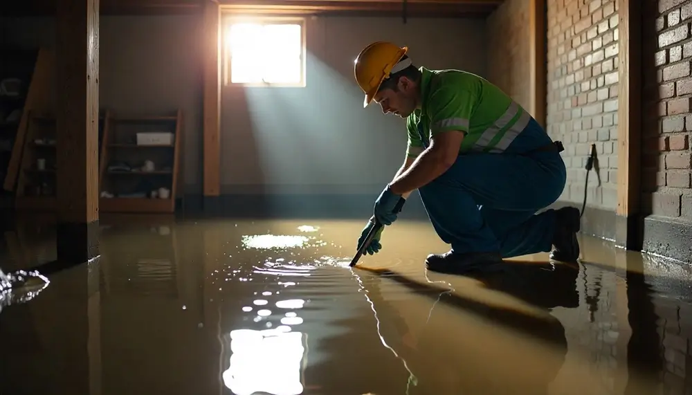 Professional water damage restoration services in New Middletown, OH